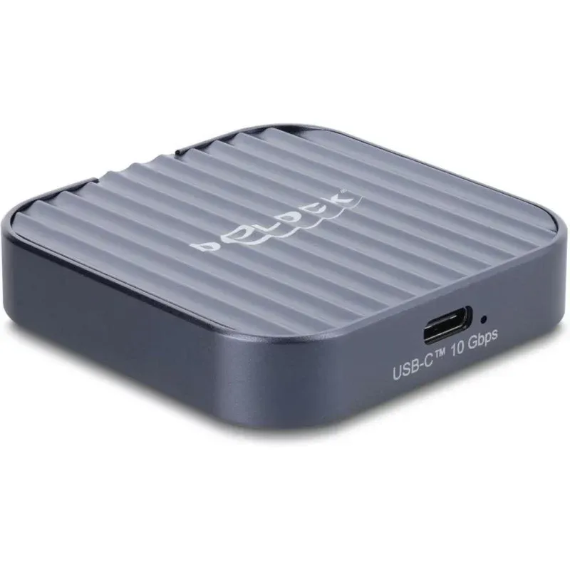 Caixa PC Delock M.2 2230 Metal Preto Cinzento SSD NVMe USB-C