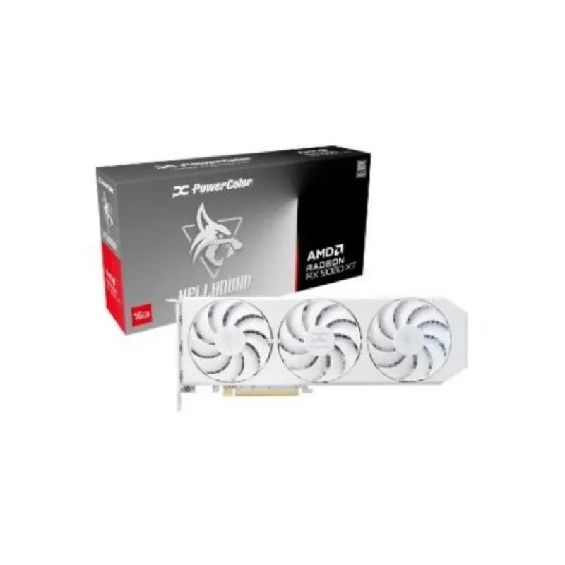 POWERCOLOR RX 9060 XT HELLHOUND WHITE OC 16GB GDDR6