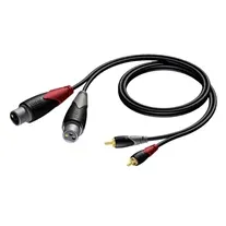 Cabo Procab CLA701/1.5 2 x XlrM-2xRcaM 1.5mts