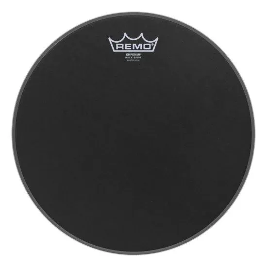 Remo 12" Emperor Black Suede