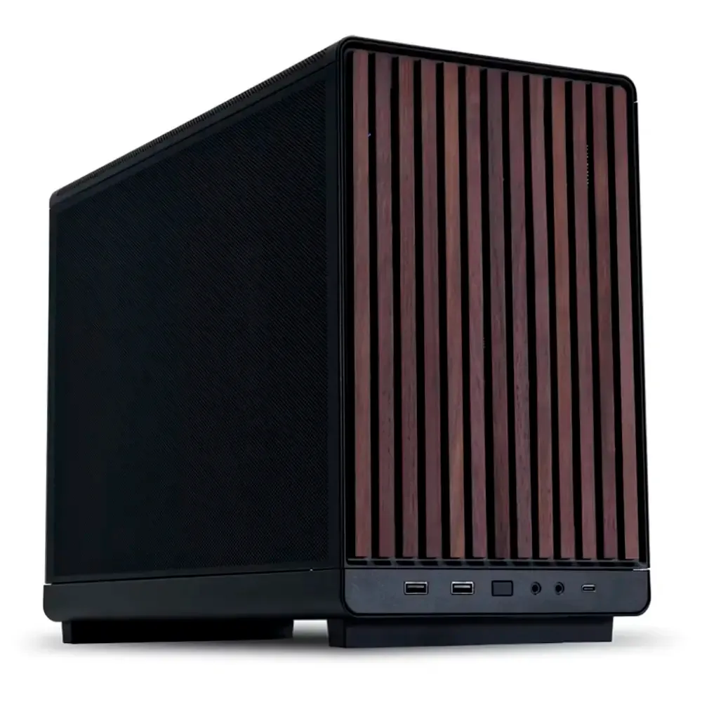 Caixa Micro-ATX Lian Li A3-MATX-WD Dan Cases Preta/Madeira