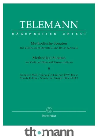 Bärenreiter Telemann Methodische Sonaten 2