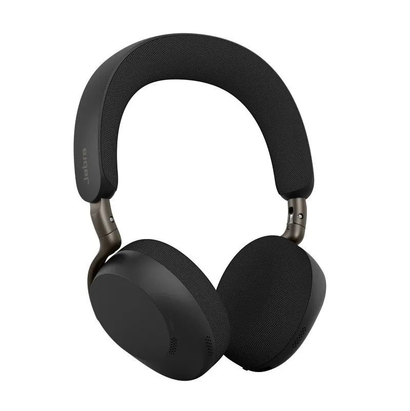 Auriculares Jabra Evolve3 75 sem fios Bluetooth com Cancelamento de Ruído, Micro IA, ANC, preto