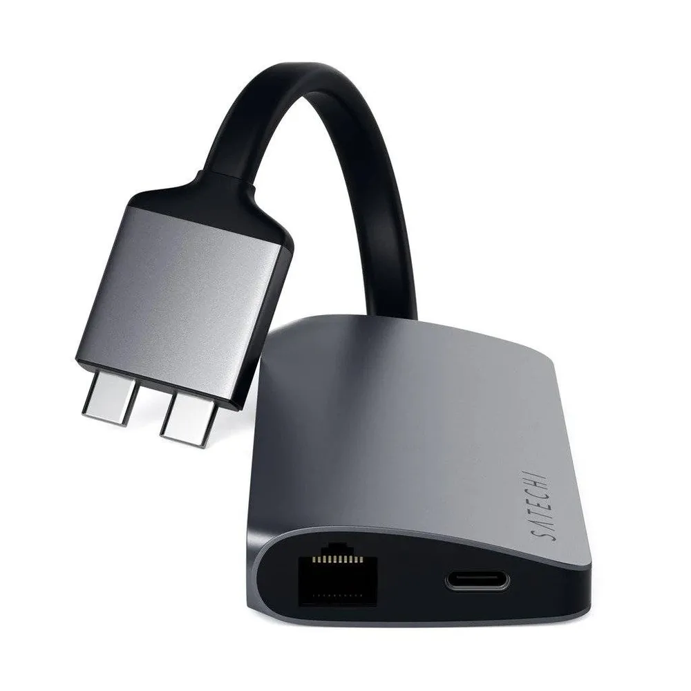 Adaptador Satechi Type-C Dual Multimedia Space Gray - Recondicionado