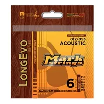 Jogo cordas guitarra acústica Mark Bass Longevo PhBronze 012-053