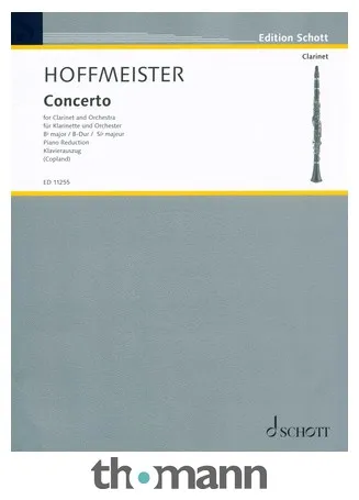 Schott Hoffmeister Klarinettenkonzert