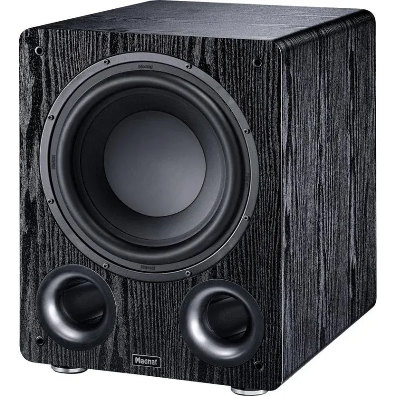 Altifalantes Magnat Subwoofer ativo 120W 12" com amplificador classe D preto