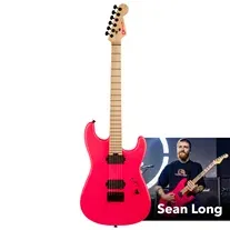 Charvel Sean Long Signature Pro-Mod San Dimas Style 1 HH HT M Neon Pink