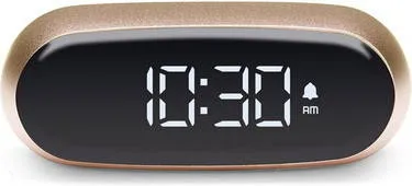 Relógio Despertador LEXON Minut (Digital - Dourado)