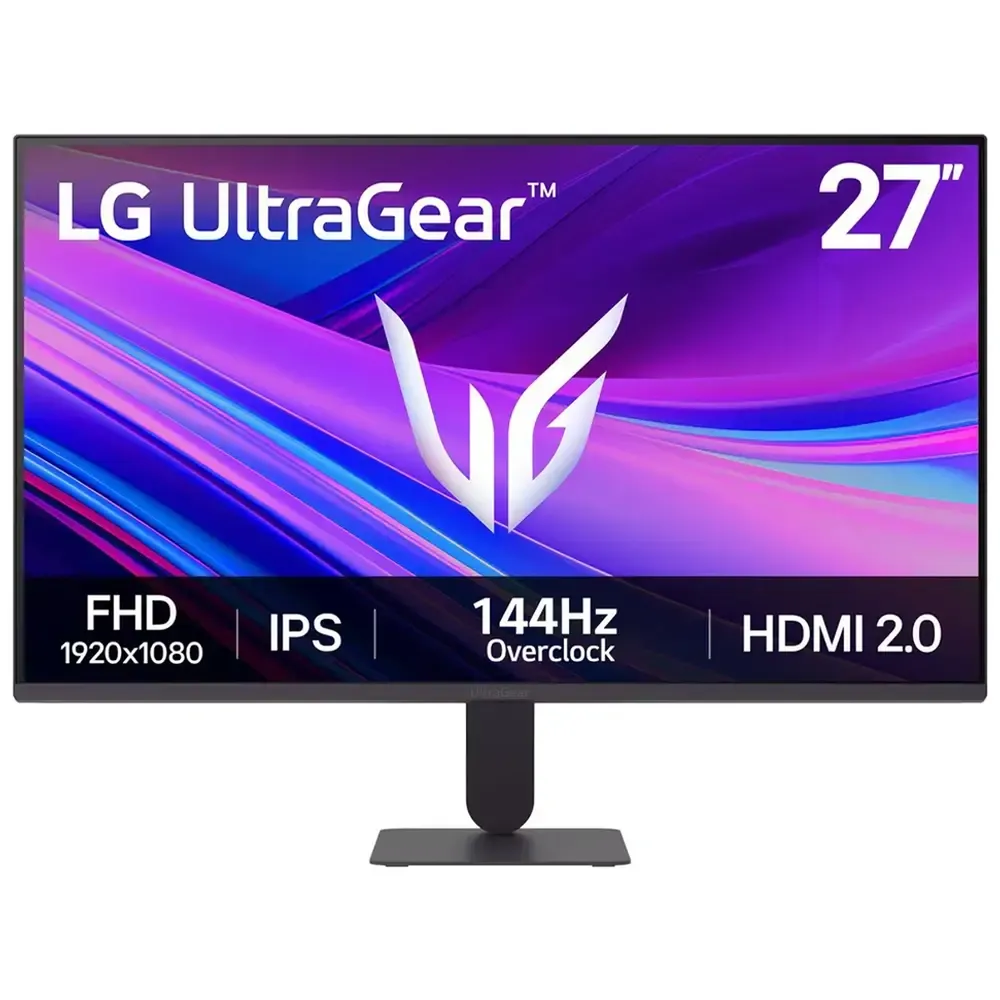 LG MONITOR ULTRAGEAR IPS 27" 16:9 FHD 1MS 144HZ HDMI DP 27G411B-B
