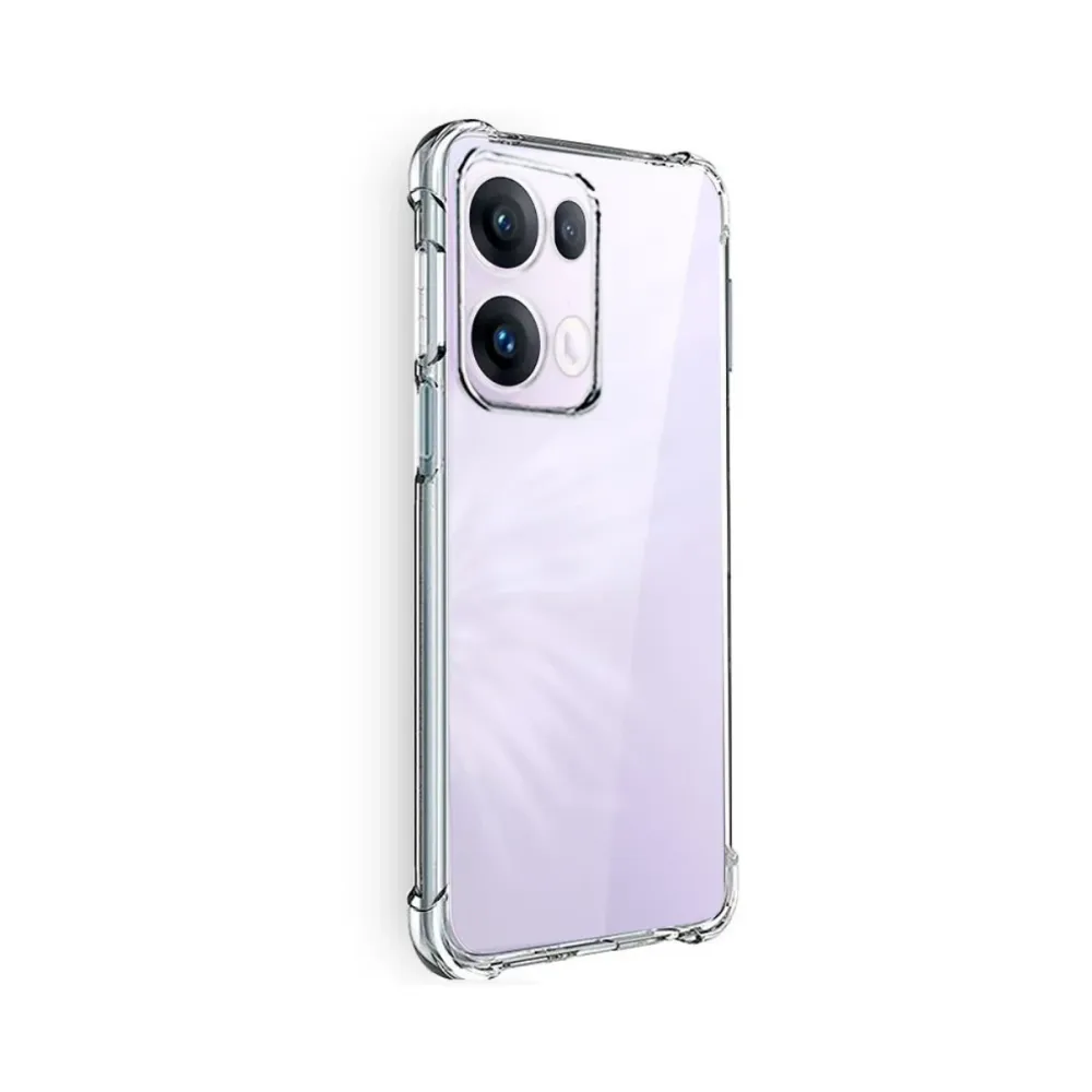 Capa Silicone Reforçado Oppo Reno 13 Pro 5G Transparente