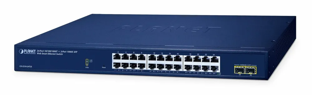 Planet GS-2210-24T2S Swicth Smart 24xGE 2xSFP GS-2210-24T2S
