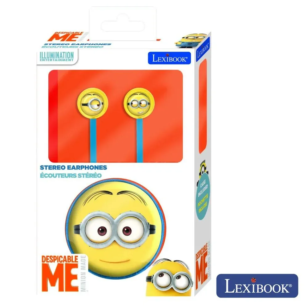 Auriculares Stereo Lexibook C/ Fios C/ Micro Minions