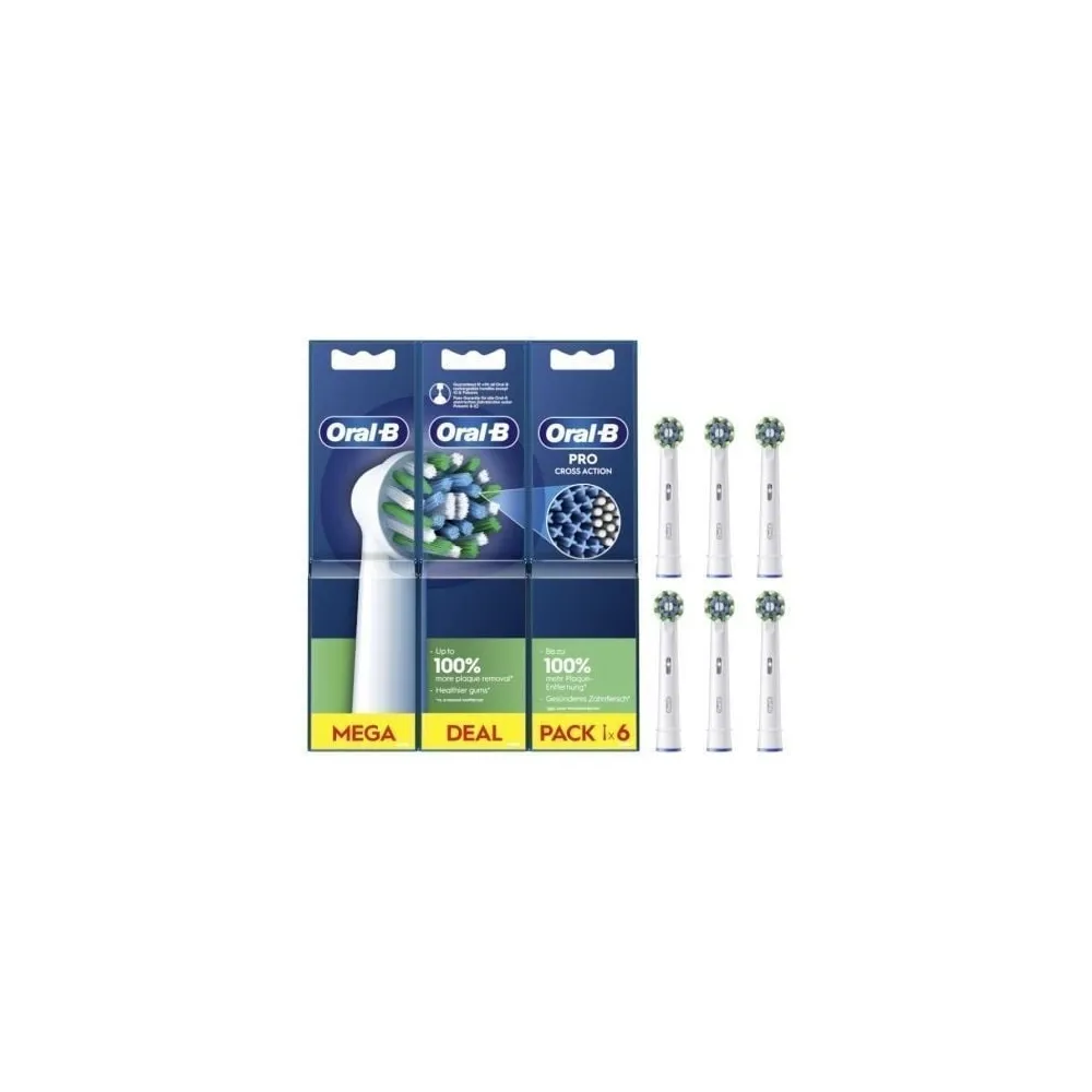 Oral-b Refil para Escova Elétrica EB50-6 Cross Action