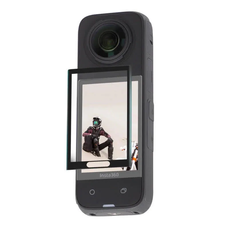 Sunnylife Película de vidro temperado para acessório de câmera de ação Insta360 X4 2 unidades