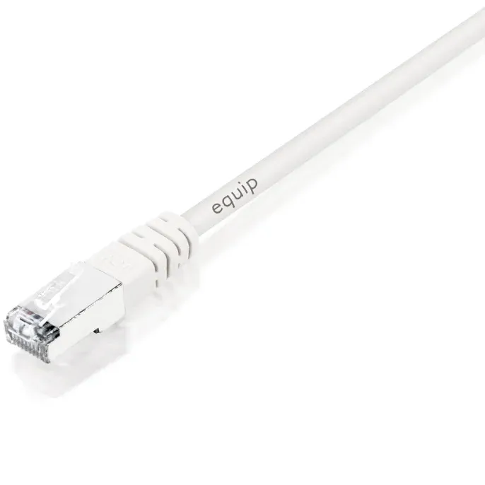 Cabo de Rede EQUIP RJ45 S/FTP HF Cat.6 Branco 3m