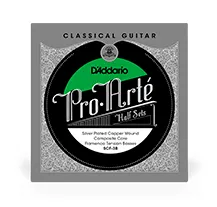 Cordas individuais Guitarra Clássica D'Addario SCF-3B Pack 3 cordas graves