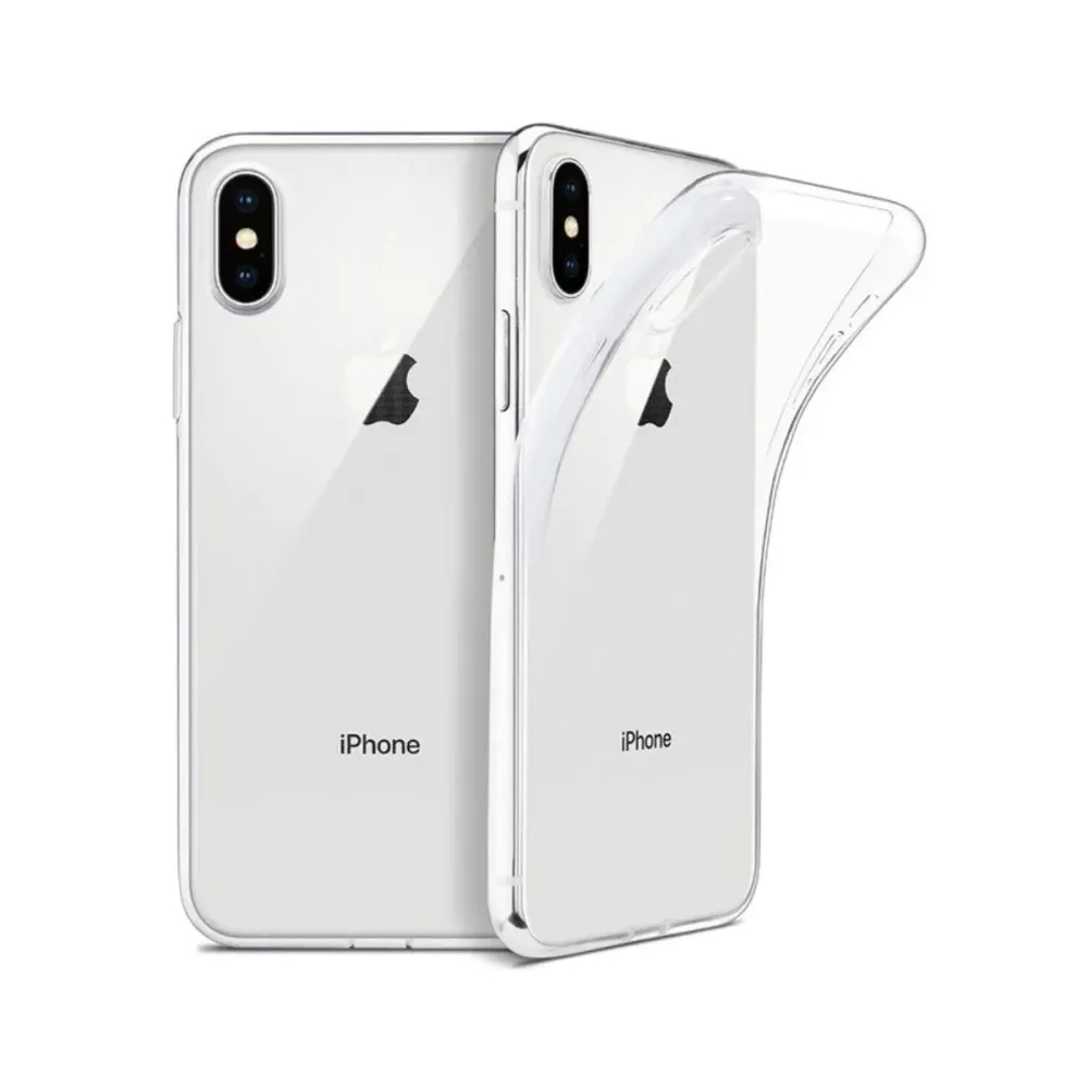 Capa Silicone iPhone XS Max Transparente