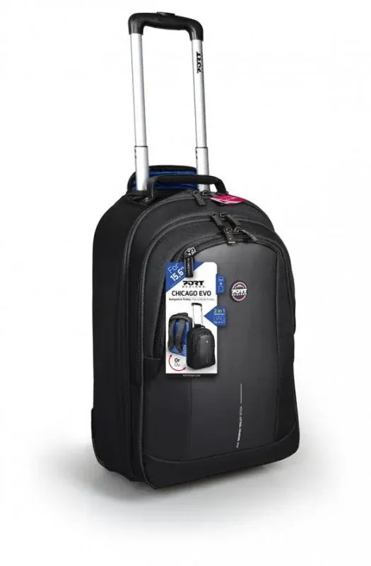 MOCHILA E TROLLEY Port Designs CHICAGO EVO 15.6" BLACK