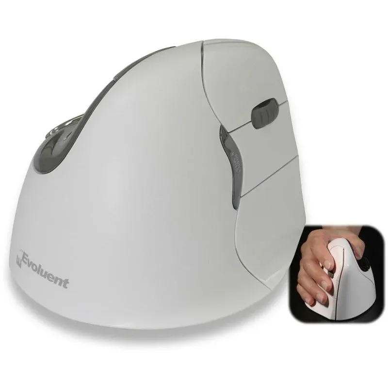Ratón Evoluent Verticalmouse 4 Bluetooth 2600DPI Branco 6 Botões