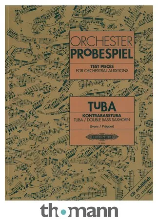 Edition Peters Orchester Probespiel Tuba