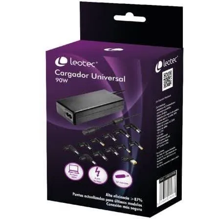Carregador Universal para Portátil 90 W Leotec
