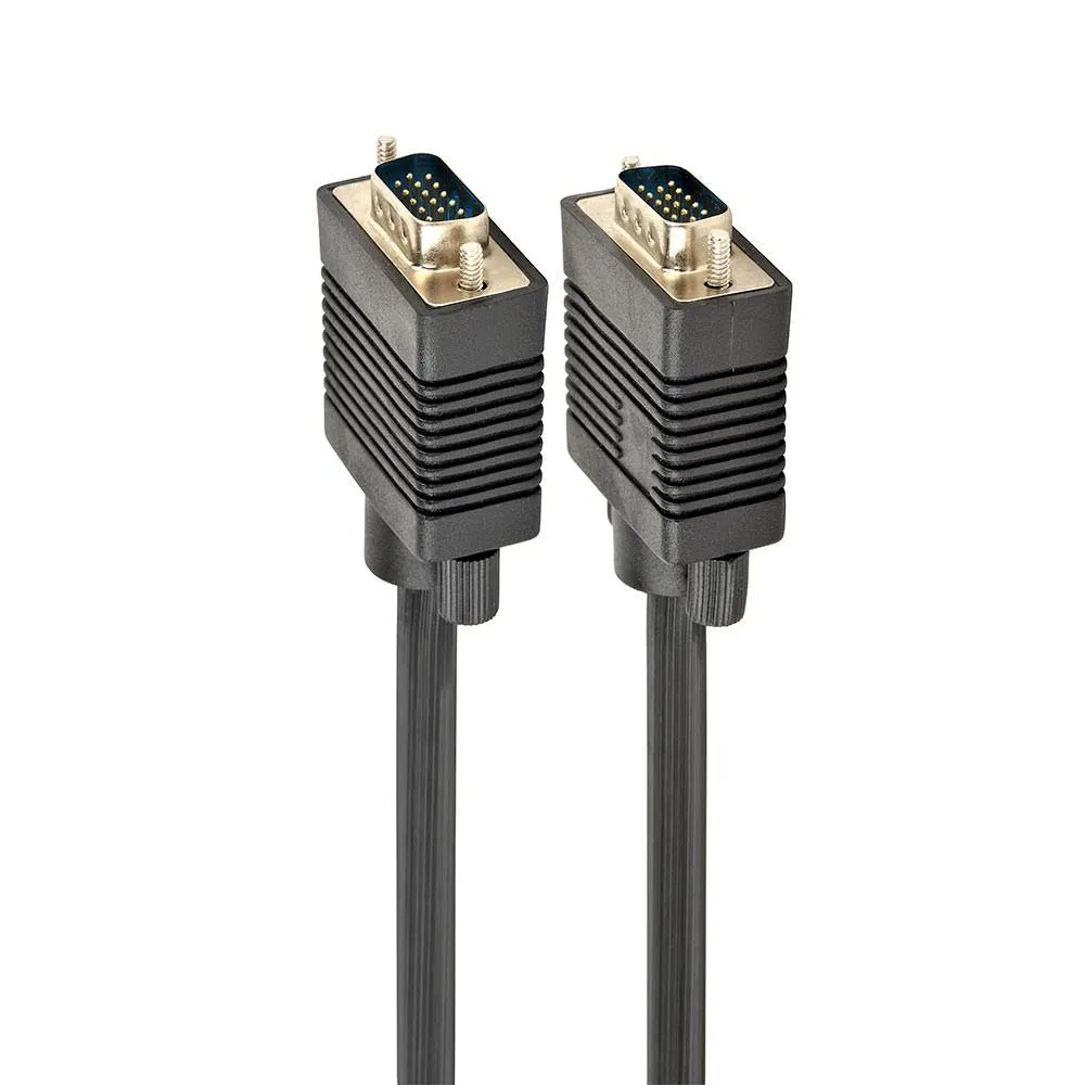 Cabo VGA Gembird CC-PPVGA-10M-B HD15M/HD15M Dual-Shielded Ferrite 10m Preto