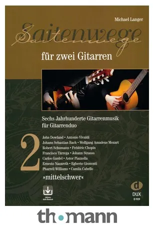 Edition Dux Saitenwege für zwei Gitarren 2