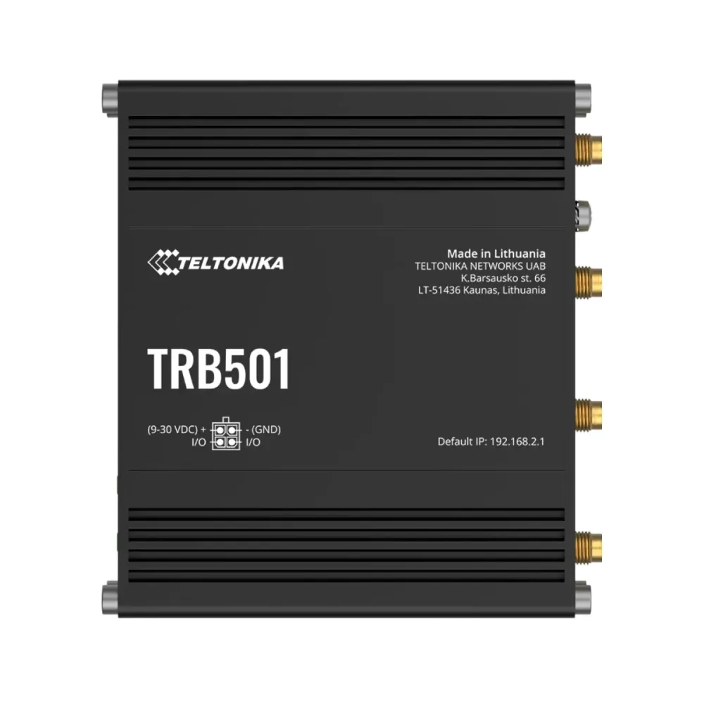 Router Industrial Teltonika TRB501 5G Multi-Gigabit Preto