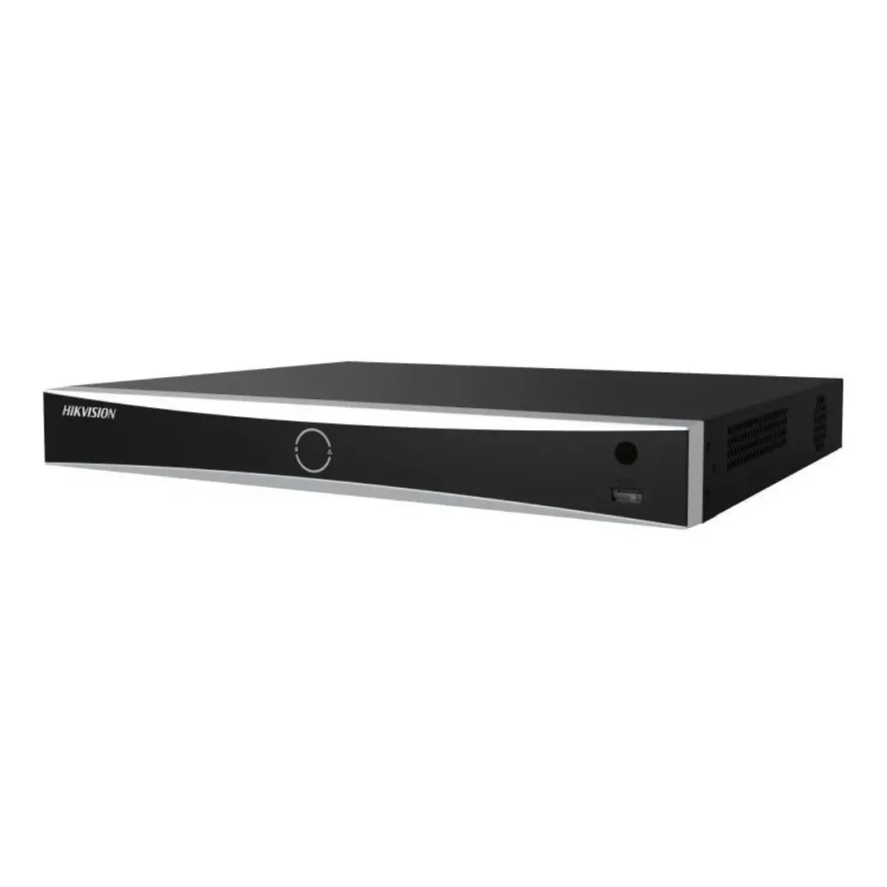 Gravador NVR Hikvision K Series AcuSense 16 Canais 1U 4K PoE Preto - DS-7616NXI-K2/16P(D)