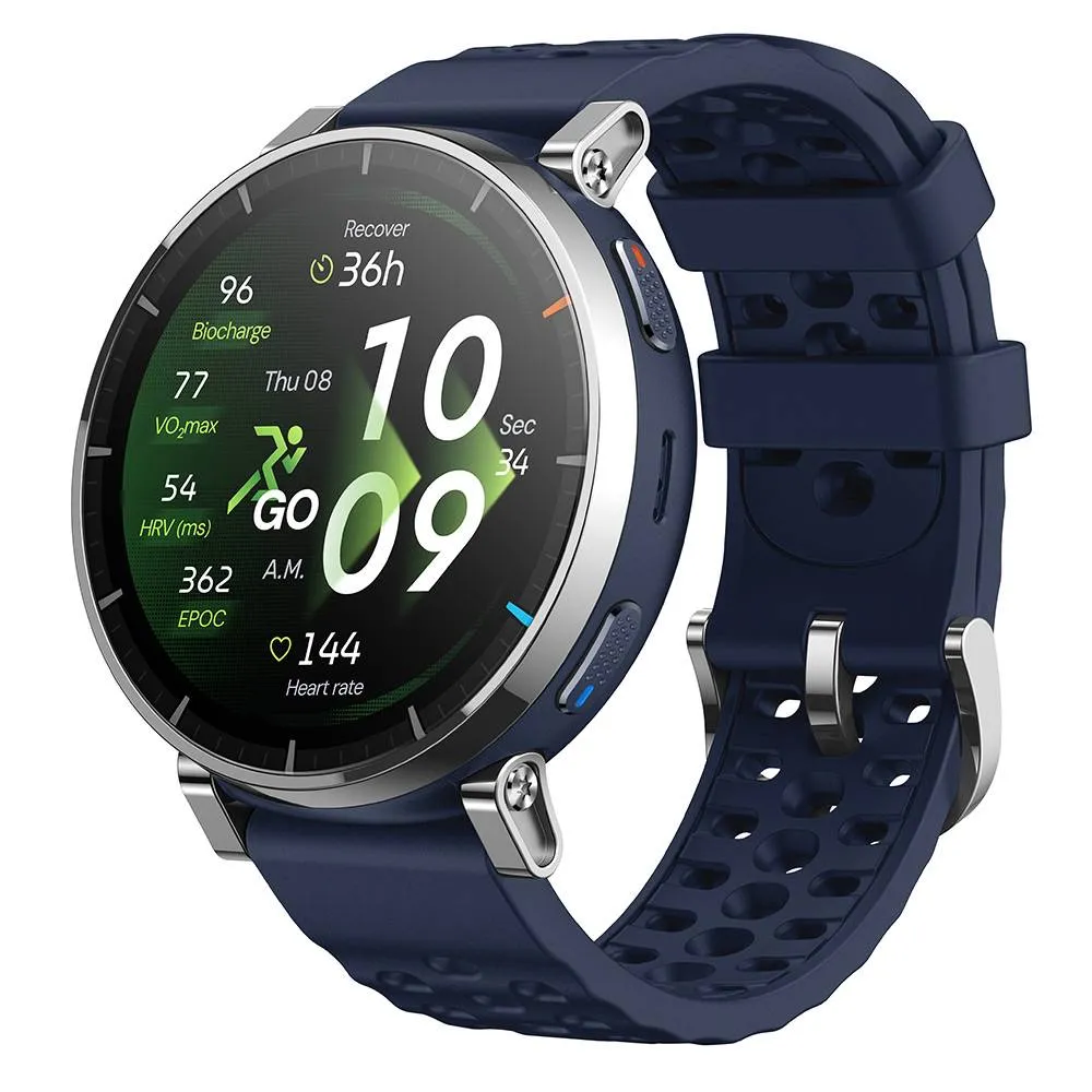 Smartwatch Amazfit Active 3 Premium | 1.32 | 5ATM | GPS com Mapas | 170+ Modos Desporto | Rastreamento Saúde e Sono | Atlas Blue
