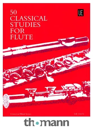Universal Edition 50 Classical Studies For Flute