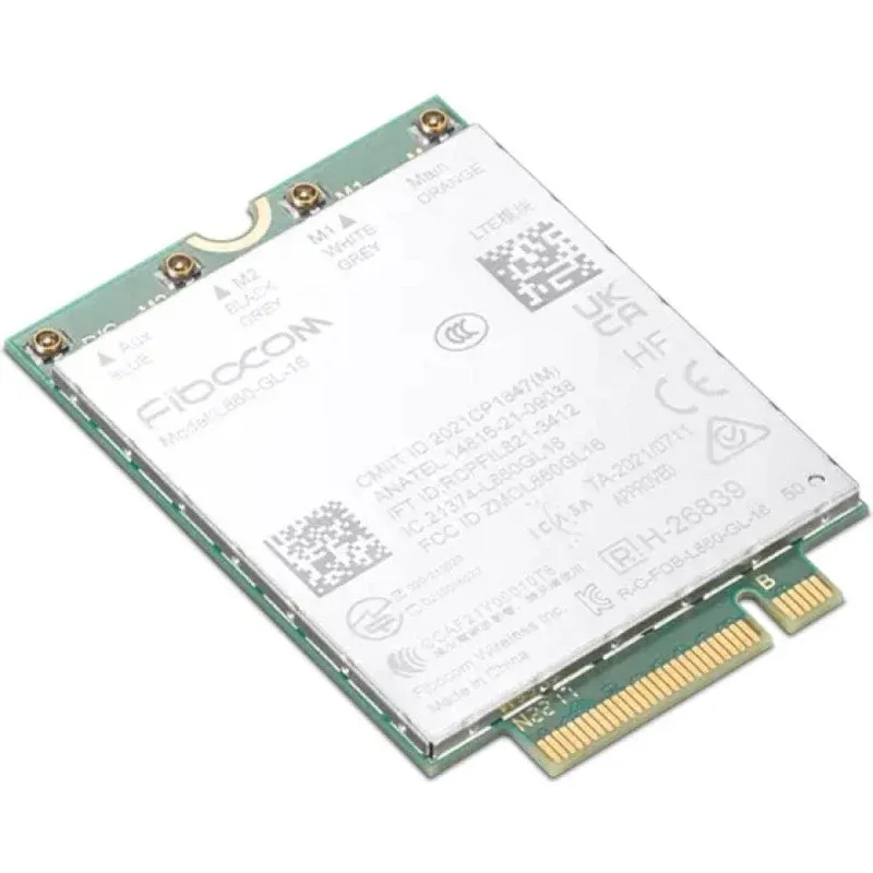 Módulo WWAN Lenovo Fibocom L860-GL-16 4G Interno Inalámbrico M.2 1000 Mbit/s