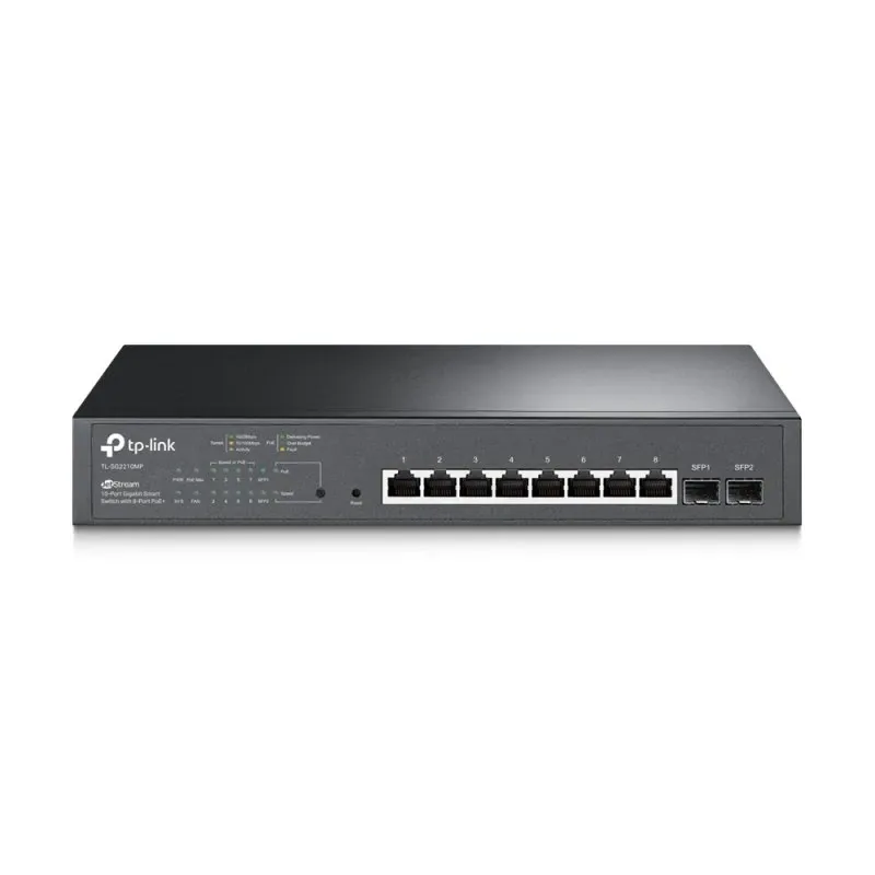 TP-LINK SWITCH JETSTREAM 10PORT GIGABIT SMART W/ 8PORT POE+