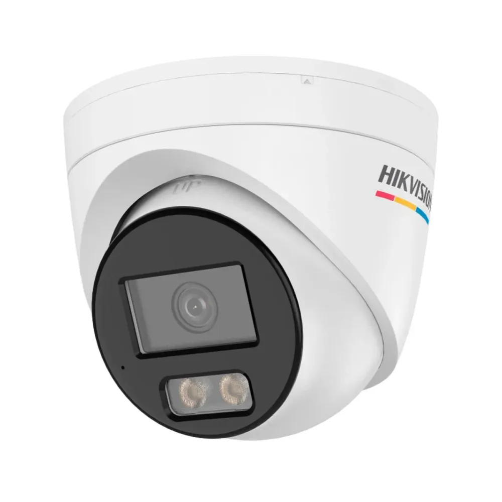 Câmara de Segurança IP Hikvision Value Turret ColorVu PoE 4MP 2.8mm Exterior IP67 - DS-2CD1347G3H-LIUF(2.8mm)