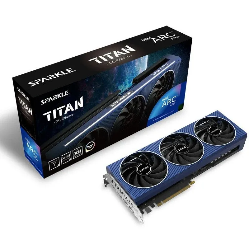 Placa Gráfica Sparkle Intel Arc A750 TITAN OC Edition 8GB GDDR6