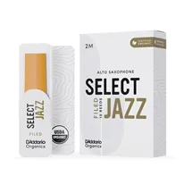 Palheta Sax Alto 2M D'Addario Organic Select Jazz Filed Cx 10-Un