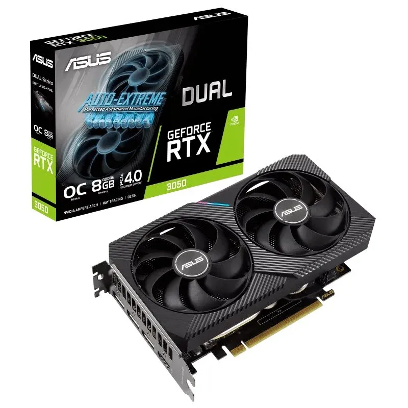 Placa Gráfica Asus Dual GeForce RTX 3050 OC Edition 8GB GDDR6