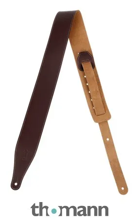 Levys CL Leather Strap 2,5" DBR