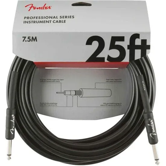 Fender Professional Series 7,5m Jack/Jack Black