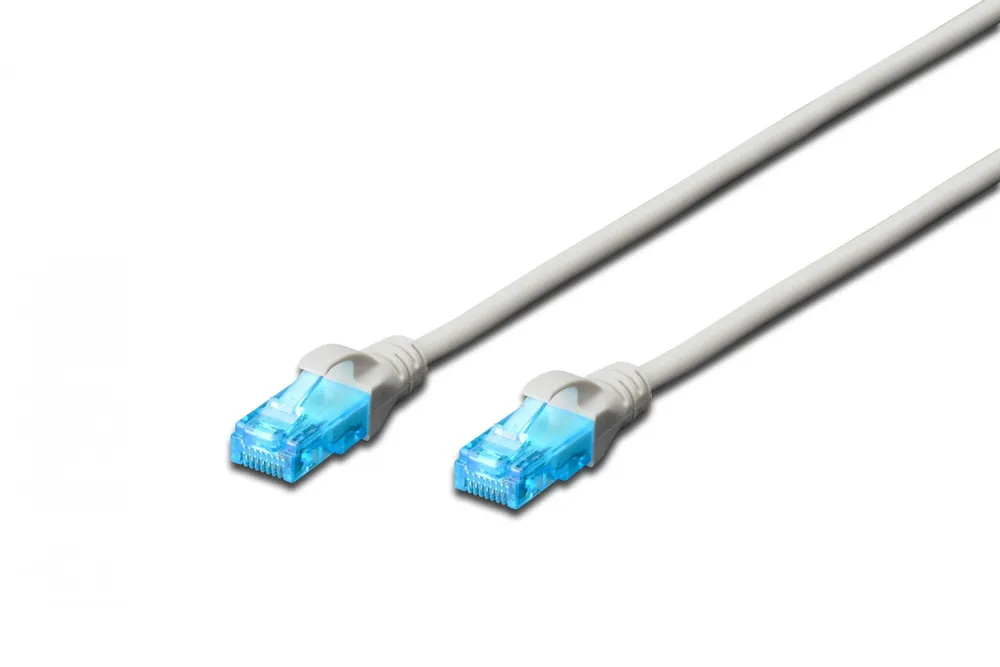 Digitus DK-1511-100 cabo de rede Cinzento 10 m Cat5e U/UTP DK-1511-100