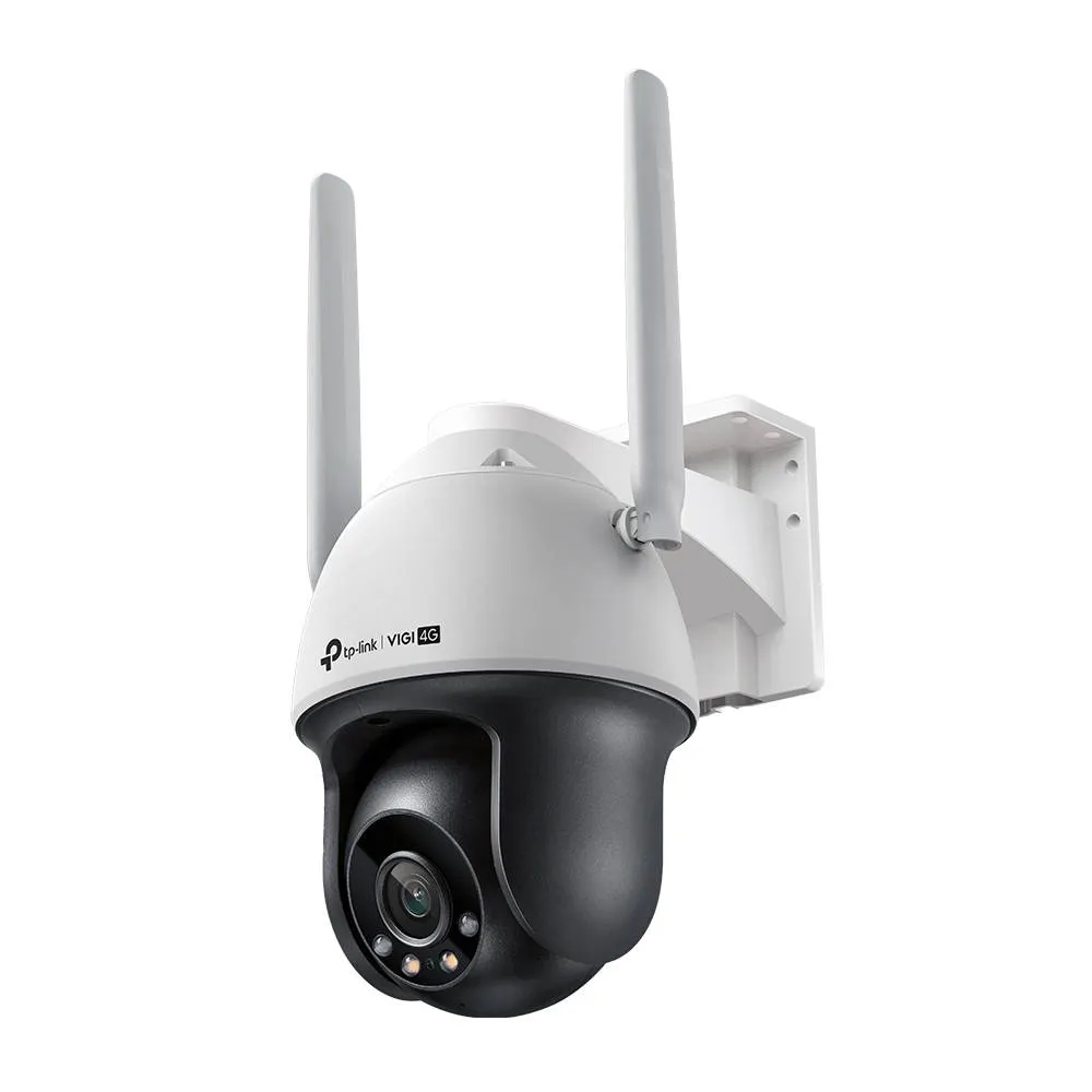 Câmara de Segurança de Rede TP-Link VIGI C540-4G 4mm 4MP Exterior Full-Color 4G LTE QHD 1440p IP66