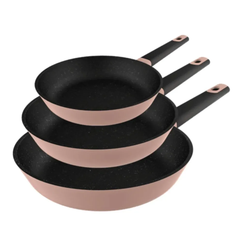 Set Frigideiras Antiaderentes Cecotec Polka Experience 18-22-26 Bucket Gravity