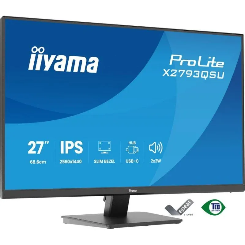 Monitor iiyama ProLite X2793QSU-B1 27" Quad HD 75Hz IPS 1ms Altifalantes USB