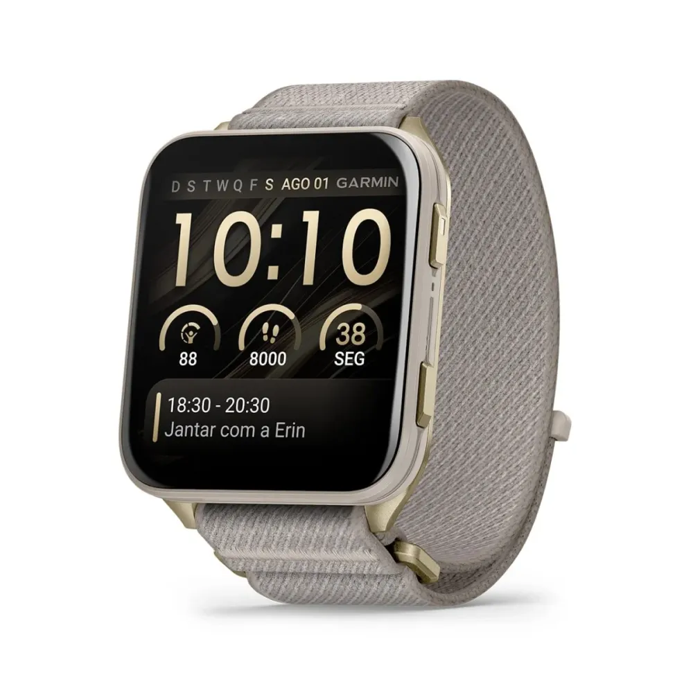 SmartWatch Garmin Venu X1 51mm Wi-Fi + GPS Dourado