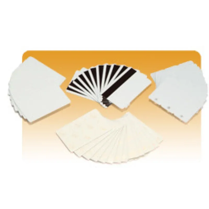 CARTE PVC BLANCHE 0.76 3-UP CARD