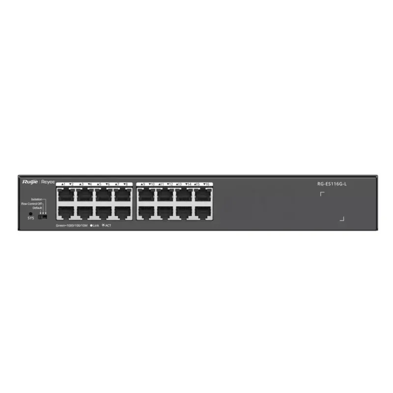 Switch Reyee Unmanaged Desktop PoE 16x RJ45 10/100/1000Mbps