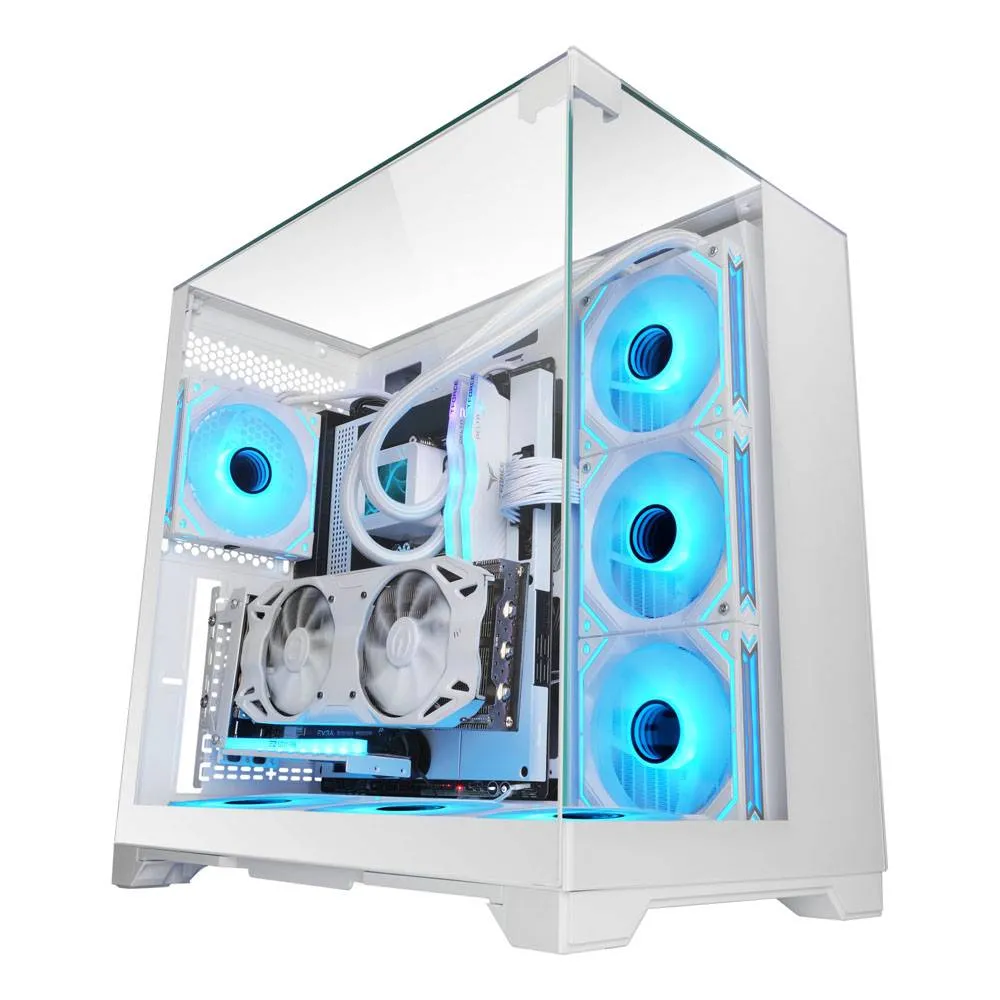 Caixa ATX Mars Gaming MC-VISION Gaming Tempered Glass Branca
