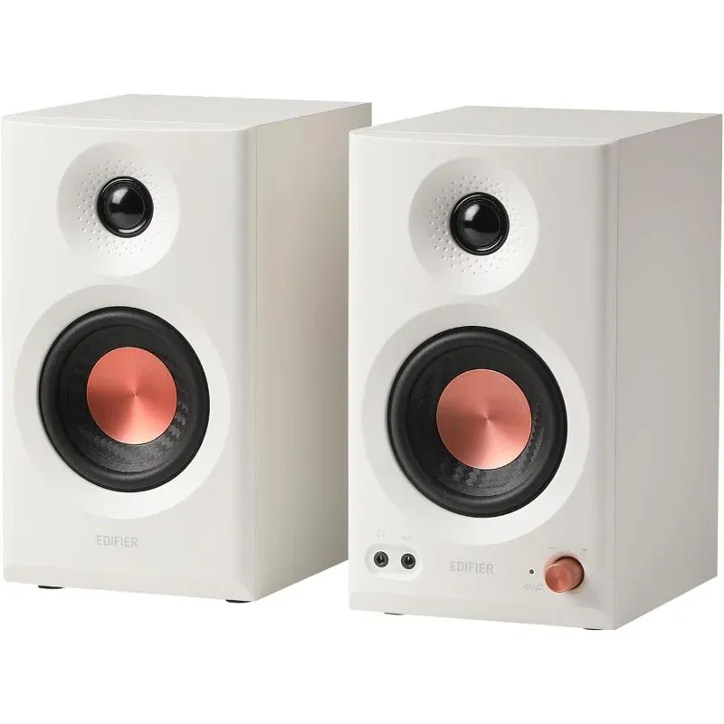 Edifier MR3 Altifalantes Ativos 2.0 42W Hi-Res Audio com Controlo de Frequência Brancos