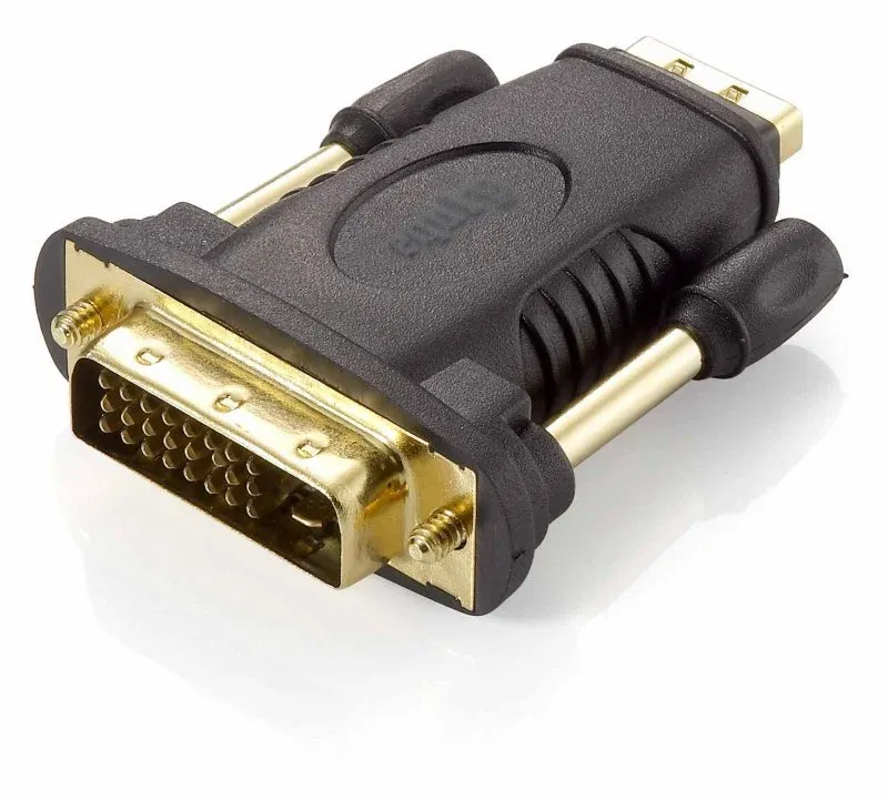 Conversor HDMI/-DVI Digital (24+1) Adapter F->M Preto